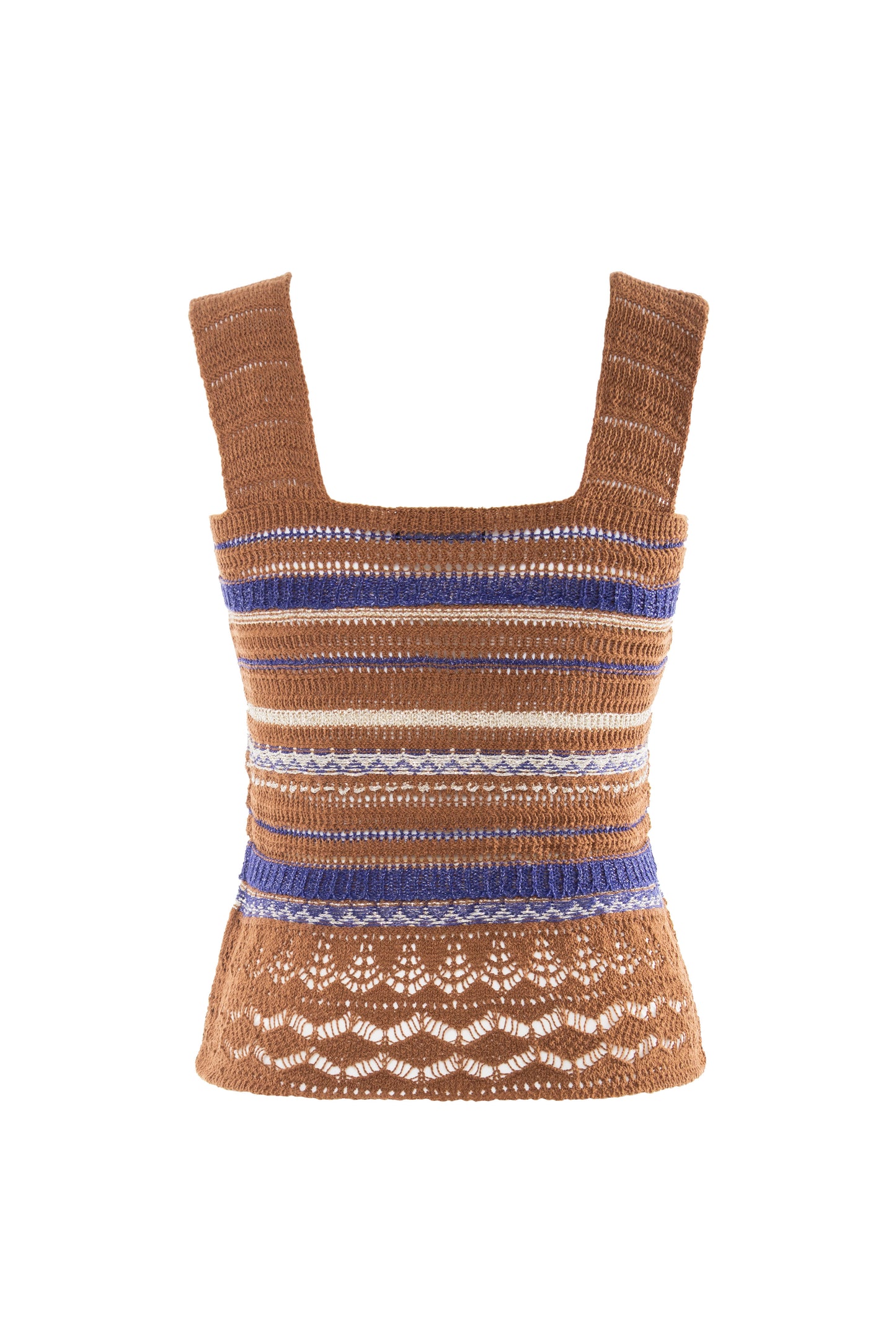 TOP IN MAGLIA MOKA