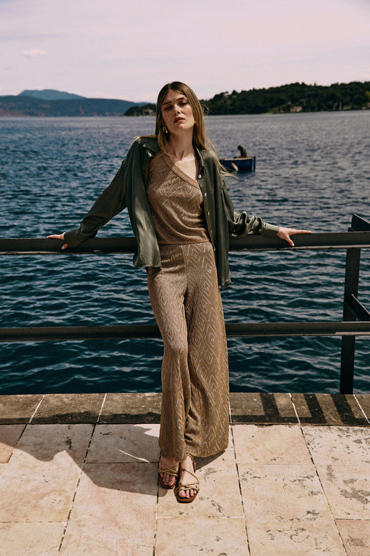 PANTALONE IN MAGLIA YOYO