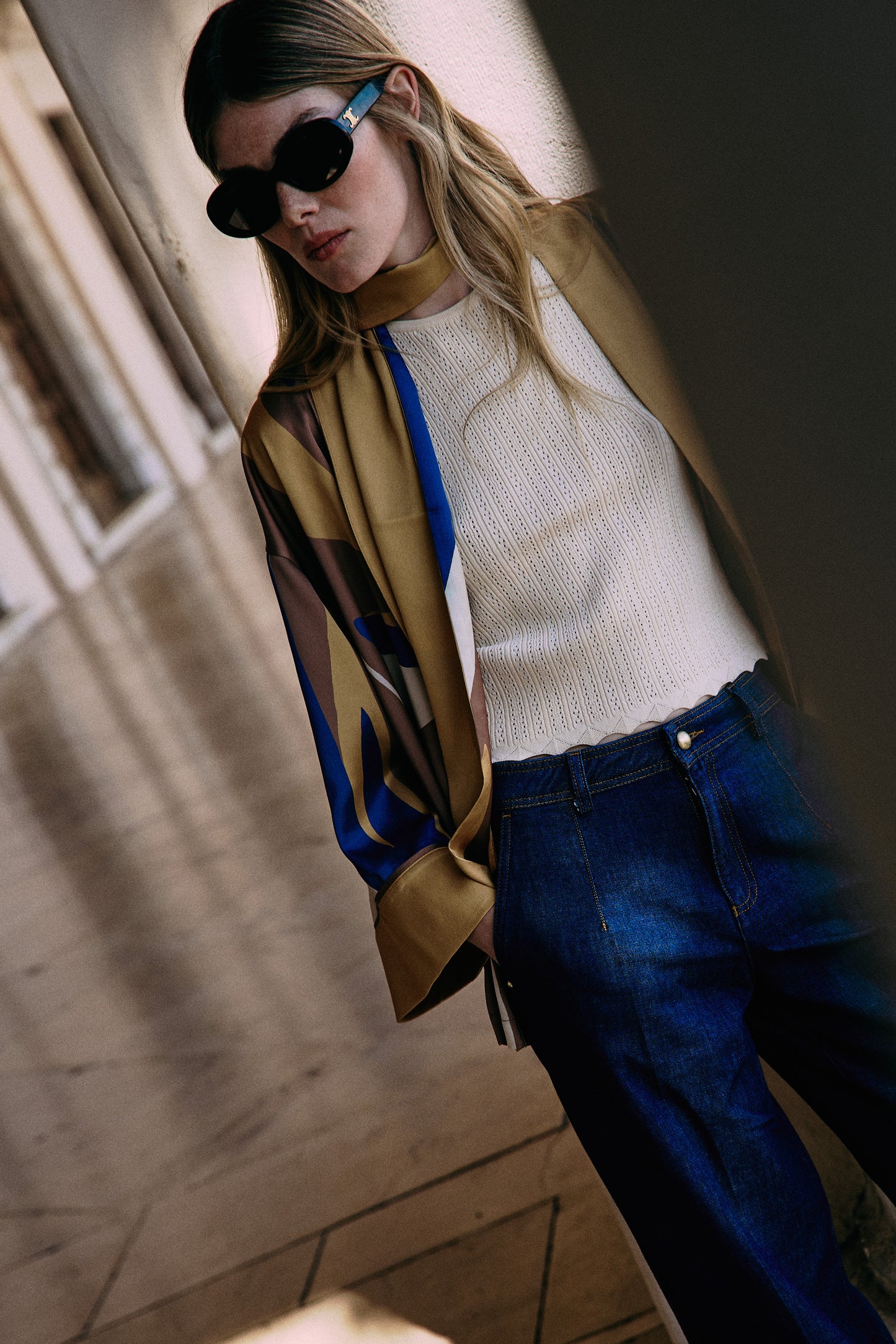 TOP IN MAGLIA MIMOSA