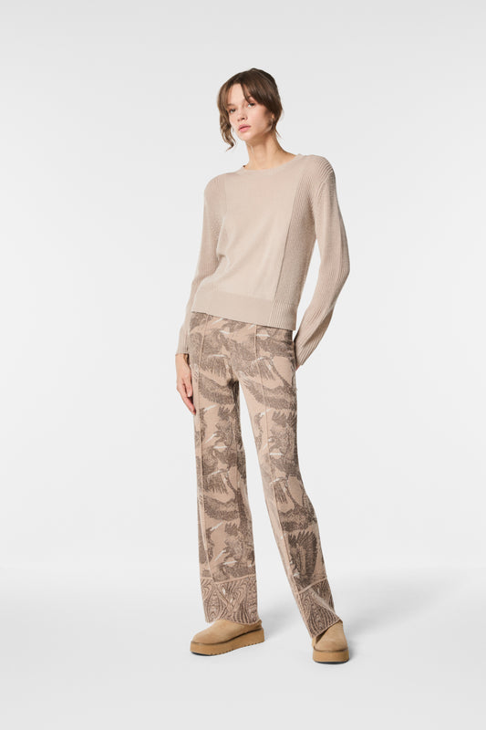 PANTALONE IN MAGLIA YAK