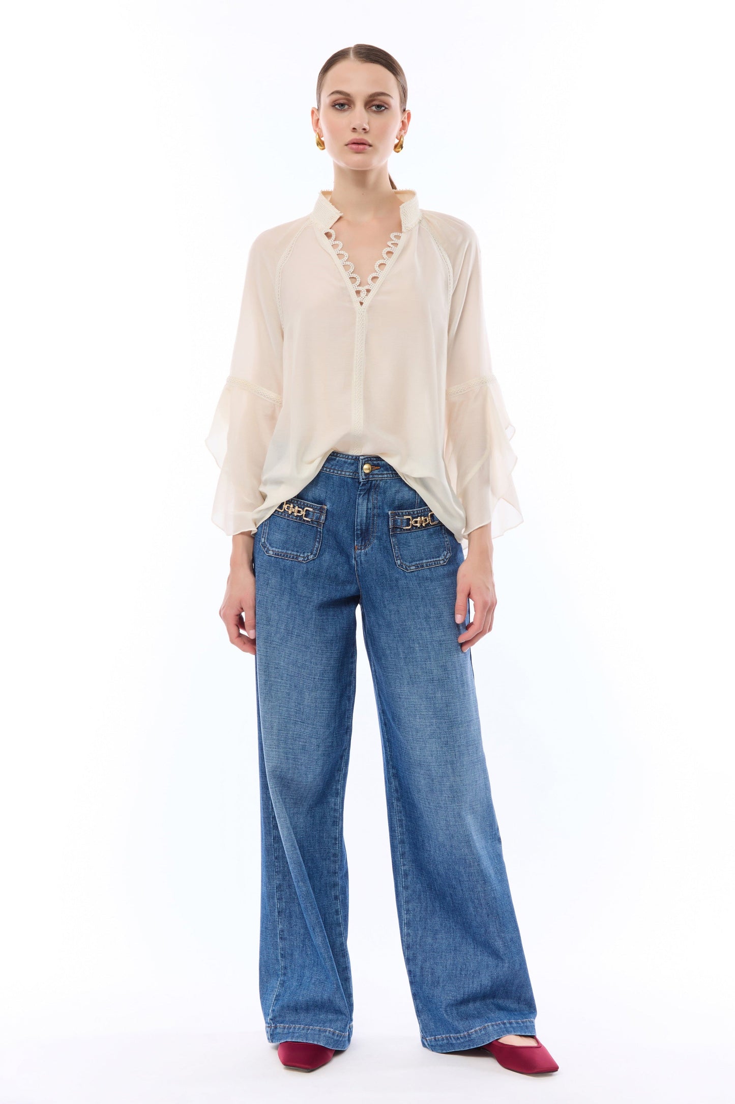 DENIM SCART