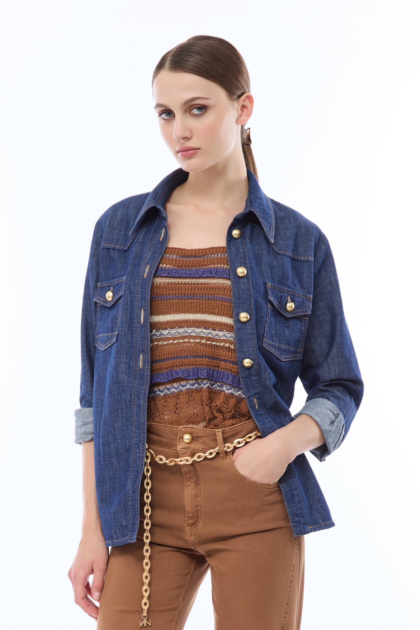 CAMICIA IN DENIM SIRMIONE