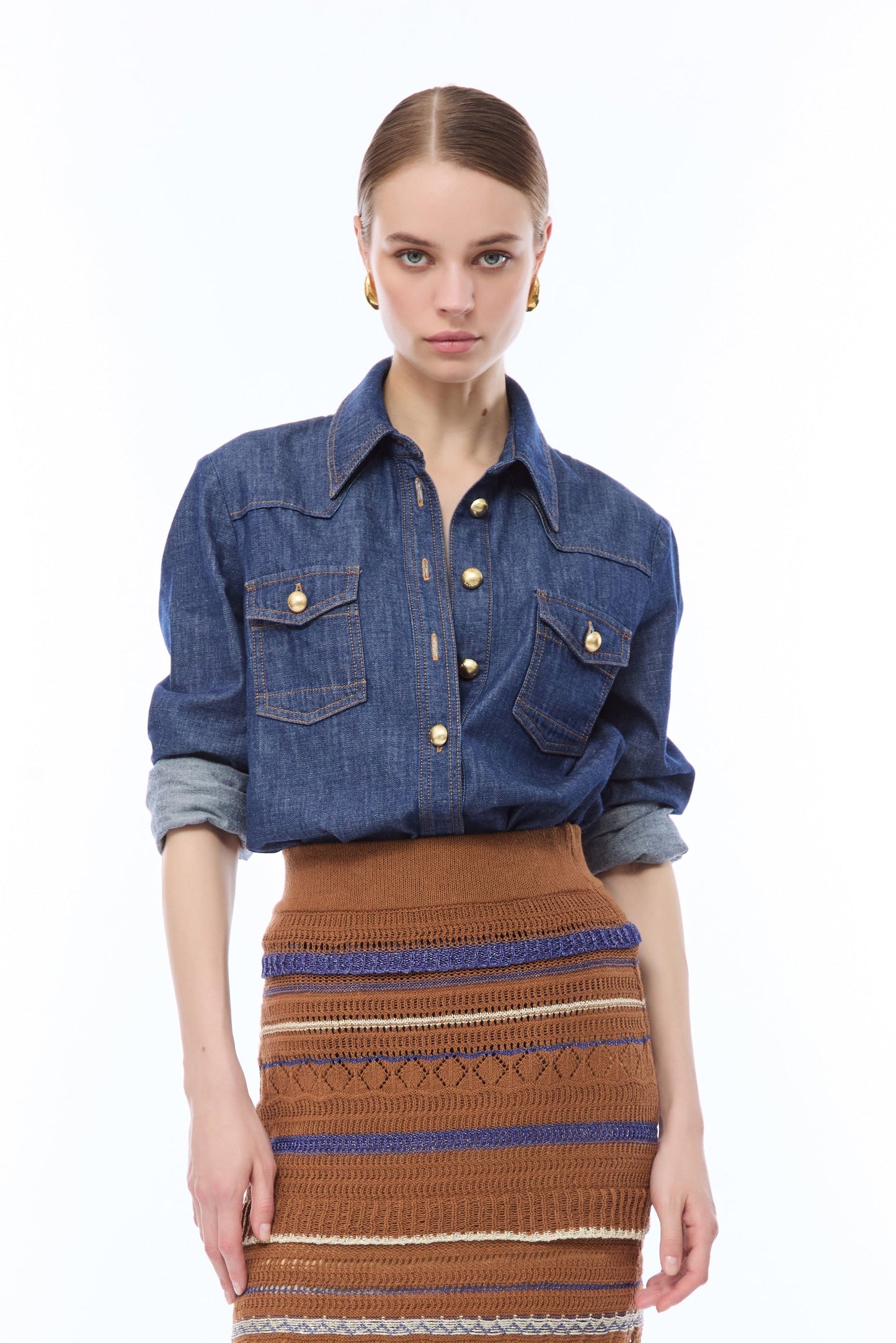 CAMICIA IN DENIM SIRMIONE