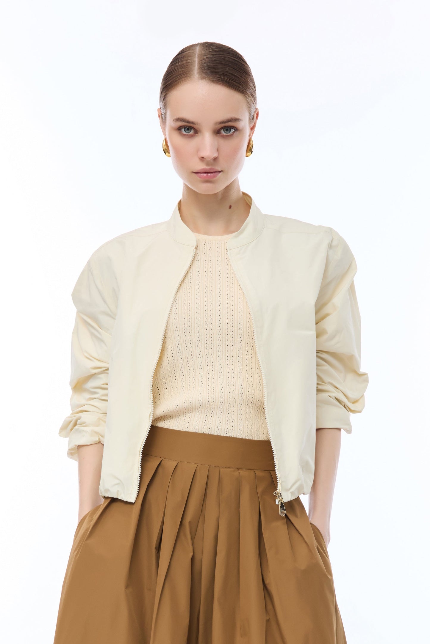 TOP IN MAGLIA MIMOSA