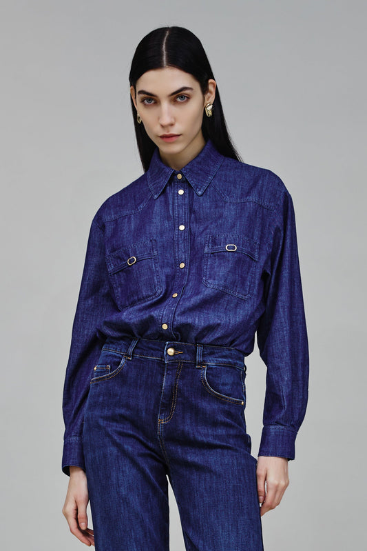 CAMICIA IN DENIM SIRIO