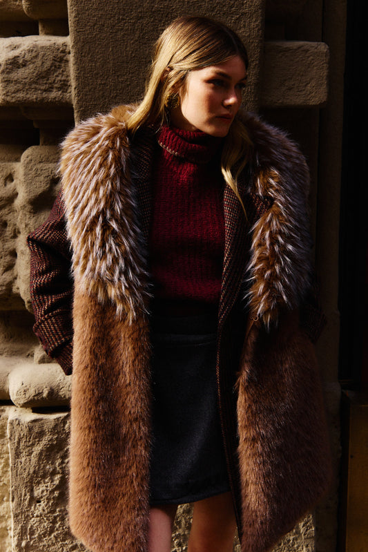 GILET IN ECOVOLPE PIUMA