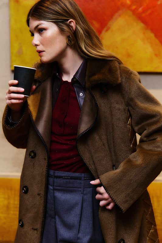 CAPPOTTO IN ECOVISONE PARIS