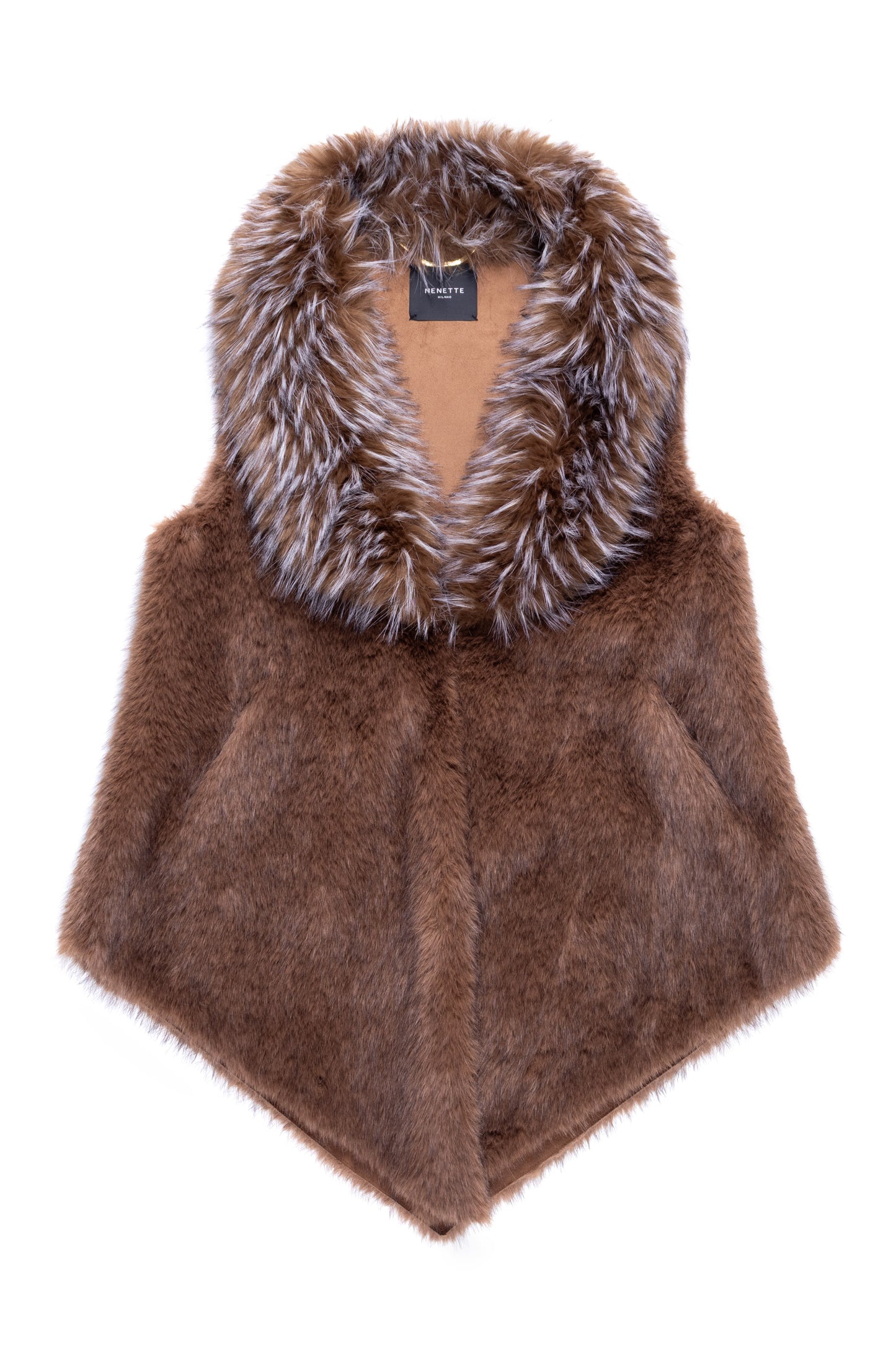 GILET IN ECOVOLPE PIUMA